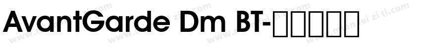 AvantGarde Dm BT字体转换